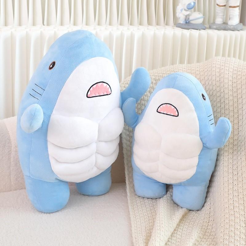 Shark Plush Funny Toy Durable Material Child Gift Home Bedroom Doll Decoration