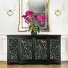 Floral Peel and Stick Wallpaper Vinyl Wallpaper Watercolor Flower Peel and Stick Wallpaper for Kitchen Cabinet Furniture