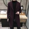 Frühlings- und Herbst-Mittellang-Windbreaker Koreanische Ausgabe Herren Wollmantel Herren Großer Mantel Herrenbekleidung