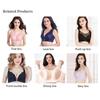 Large Size Bra, Lace, Breathable, Gathered and Adjustable Women's Underwear, with A Thin Bra for The Collection of Side Breasts