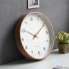Nordic Style Large Wooden Wall Clock Modern Minimalist Mute Clocks Living Room Home Decor Wood Wall Clock 12inch