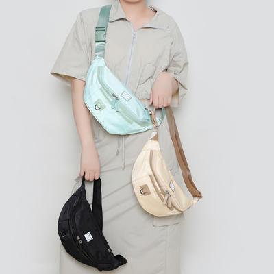 Trendige Tasche, Wasserabweisende Umhängetasche, Brusttasche, Lässige Hüfttasche