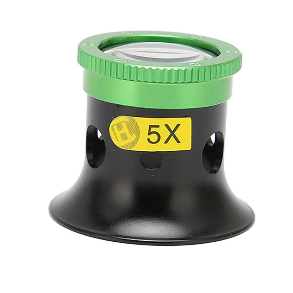 Safirglas Ögonlupp 5X/10X/15X/20X Förstoring Smyckesförstoringsglas Antikvärdering