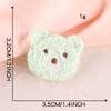 Embroidery Label Cute Bear Head Embroidery Sticker Diy Hand Account Accessories Accessories Patch Brooch Jewelry Hair Accessories Cloth Sticker