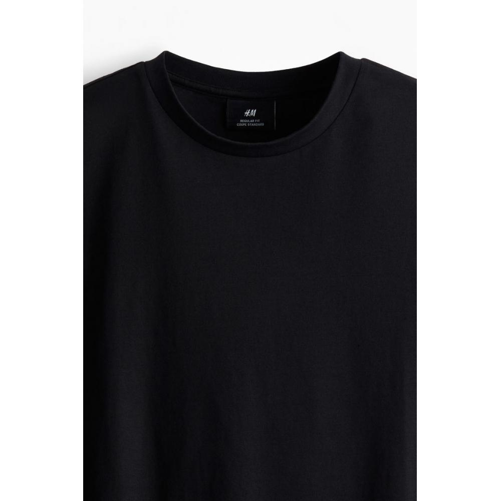 H M Regular FiT T sHirT Black