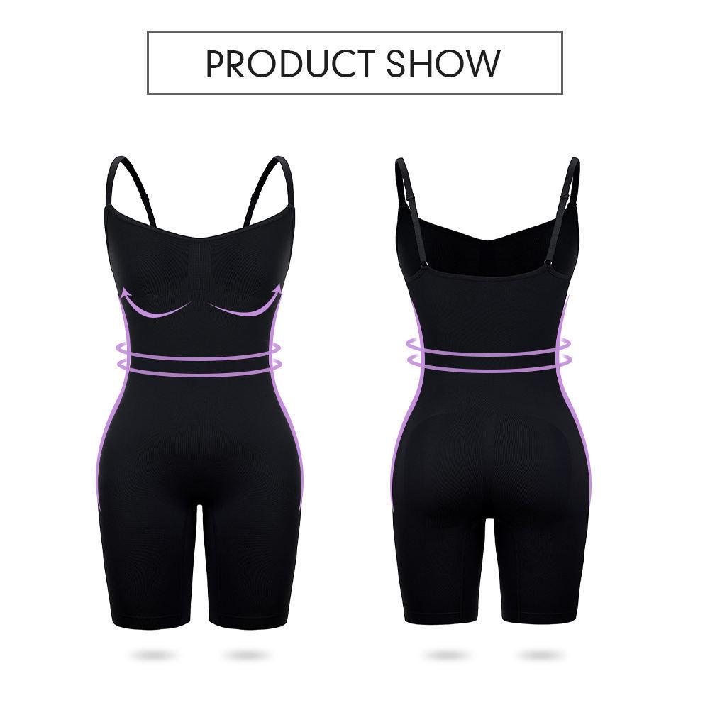 European & American Slimming Bodysuit: Abdomen Shaper, Arm Lifter, Waist Cincher & Bust Support