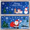 New Style Old Man Elk Sticker Window Glass Door Sticker Scene Layout Christmas