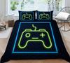 3D Game Controller Bedding Set Player Down Duvet Cover 2/3 Pieces Boy Bedding Set AU140 * 210 Full Size Soft Bedroom Decoration