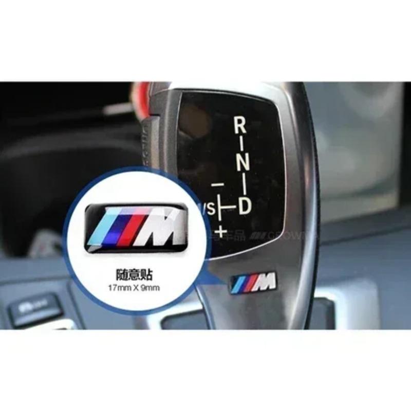 

2PCS Car Interior Steering Wheel Sticker Button Decals For BMW M Power M5 M6 E30 F80 G80 F82 G82 E28 E34 E36 E39 E60 90 F10 F20 2pcs