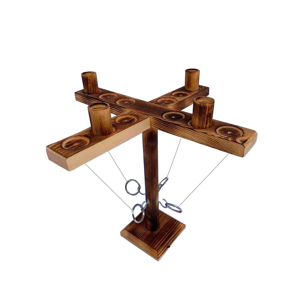 Handmade Wooden  Hooks Fast-paced Interactive Game For Bars Adults Toys