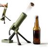 Abridor de Garrafa de Cerveja de Argamassa, Abridor de Garrafa de Argamassa, Lançador de Tampas Tático de Alta Resistência, Lançador Engraçado de Tampas de Garrafa de Empurrar para Baixo Mãos Livres