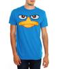 Perry the Platypus Face Adult 100% Cotton T-shirt Mens Tees Top