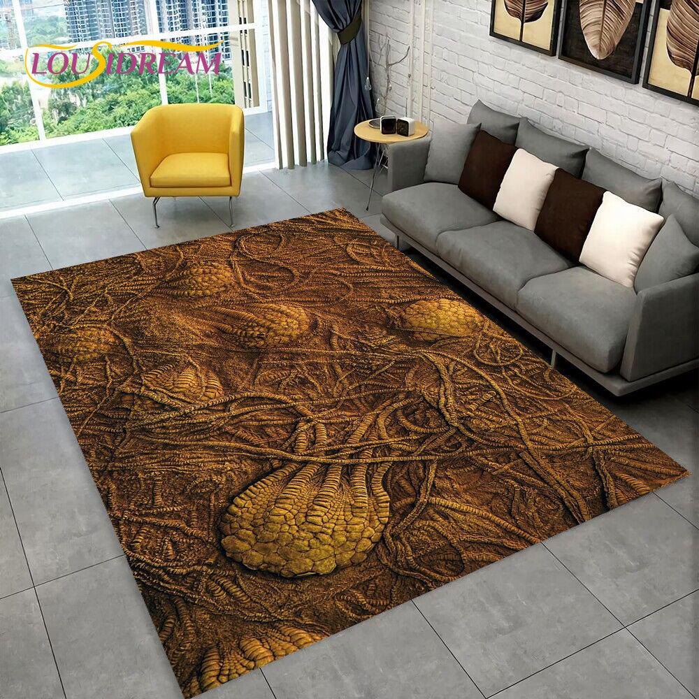 Animal Dinosaur Fossil Series 3D Area Rug,Carpet Rug for Home Living Room Bedroom Sofa Doormat Kitchen Decor,Non-slip Floor Mat
