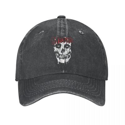 Misfits Lebka Džínová Baseballová Čepice Sluneční Klobouky Pánské Hororové Halloweenové Čepice Klobouky Jaro Podzim Vintage Casquette