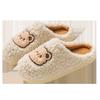 Little Bear Cotton Slippers: 2025 Non-slip Silent Indoor Slippers for Men & Women - New Autumn/Winter Collection