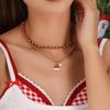 Santa Claus Christmas Necklace & Choker Set - European & American Jewelry
