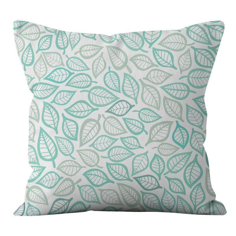 New American Patterned Geometric Linen Pillowcase Home Sofa Pillowcase