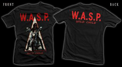 New DTG Printed Short Sleeve T-shirt - W.A.S.P.-WASP