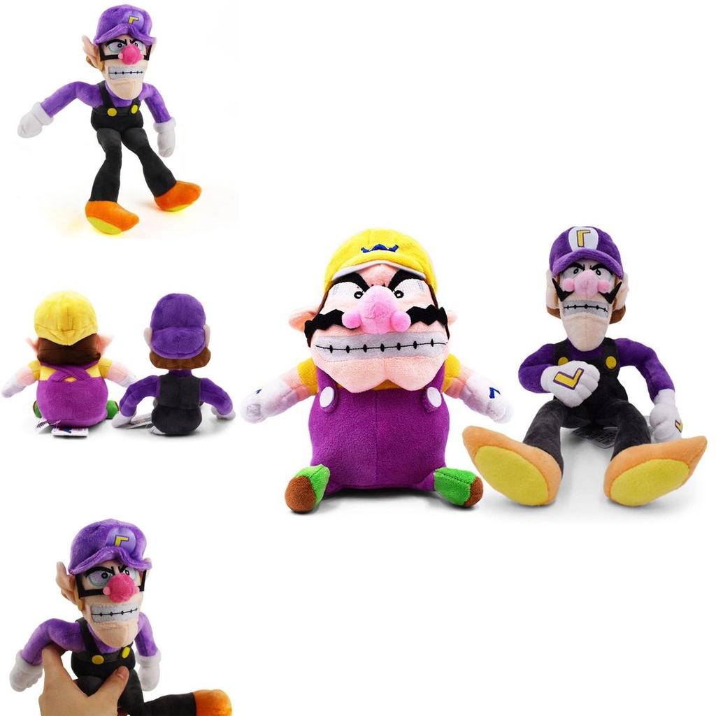Super Mario Bros Plush Doll Set Featuring Adorable Wario And Waluigi Stuffed Toys
