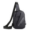 Sportliche wasserdichte Herren-Umhängetasche - USB-Powerbank-Anschluss + Brusttasche mit mehreren Fächern (Schweißabweisendes & Strapazierfähiges Design)