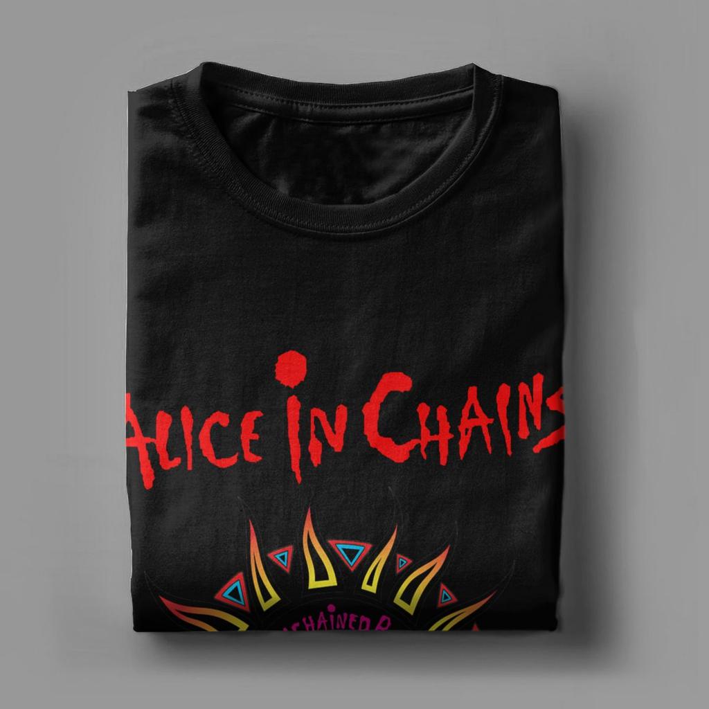 Herren Alice In Chains T-Shirts 100% Baumwolle Kleidung Vintage Kurzarm Rundhals T-Shirts Klassisches T-Shirt