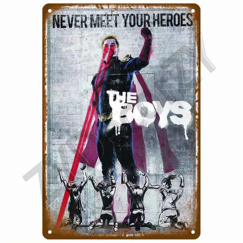Metal Vintage Poster Tin Sign Decoration Retro Movie Metal Sign Plaque For Man Cave Bar Painting Cinema Wall Art Home Decor Film