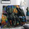 Toothless Night Fury Flannel Blanket Warm Style Print Comfortable for Home Picnic Sofa Chair Bedroom Use.-TING