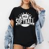 Custom Softball T-Shirt: Personalized Team Name & Number