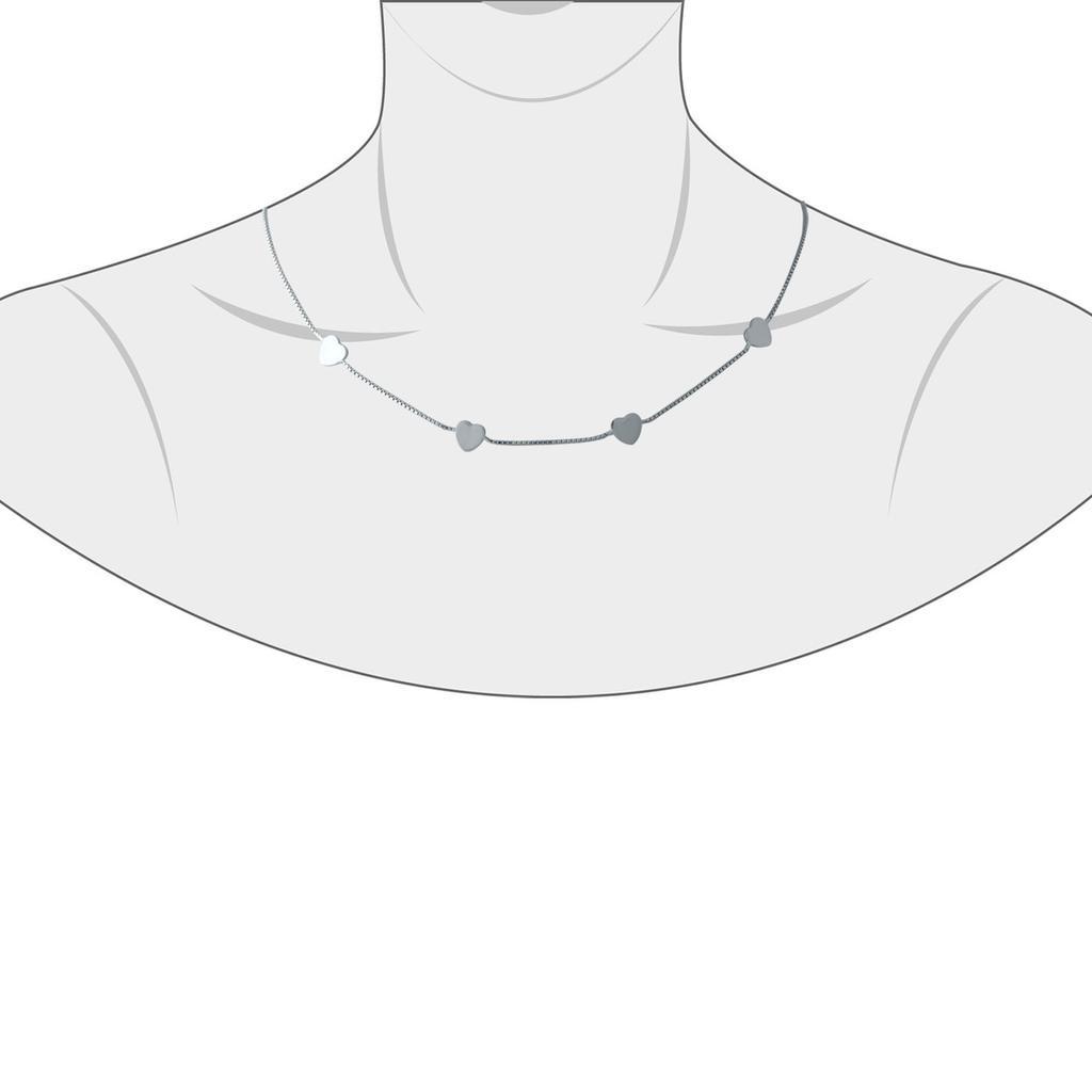Silver Necklace with No Stones, Product Weight 3.02 G (1952740)