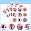 Halloween Ghost Theme Blood Handed Bat Pattern Envelope Label Stickers Set
