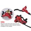 JPAMZCEO Bicycle Brake Lever Set, 800mm/1400mm, Hydraulic Disc Brake Set for Front and Rear MTB Bikes