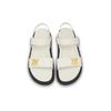 Sunset Leather One Strap Sandals Women's White 1ABW7O