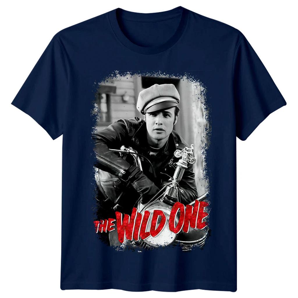 The Wild One TShirt Unisex Summer Classic S Biker Rebel Movie Marlon Brando Retro Graphic Short Sleeve Streetwear Fan Tee