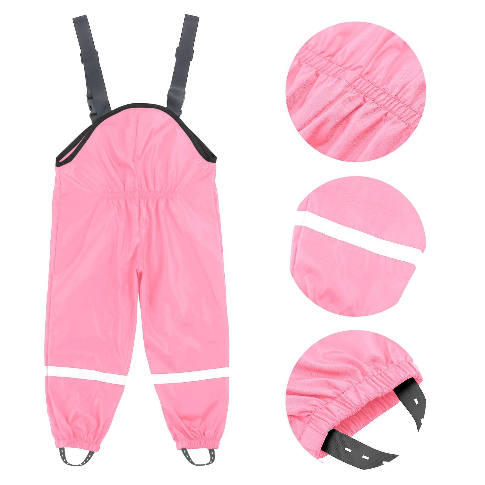 

Детский дождевик унисекс, ветрозащитные и водонепроницаемые грязевые брюки 80