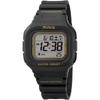 MAG Digital Solar Dual-Power Waterproof Watch 10 ATM Black for Kids Men Women with Rubber Strap Model MW-550 BK2
