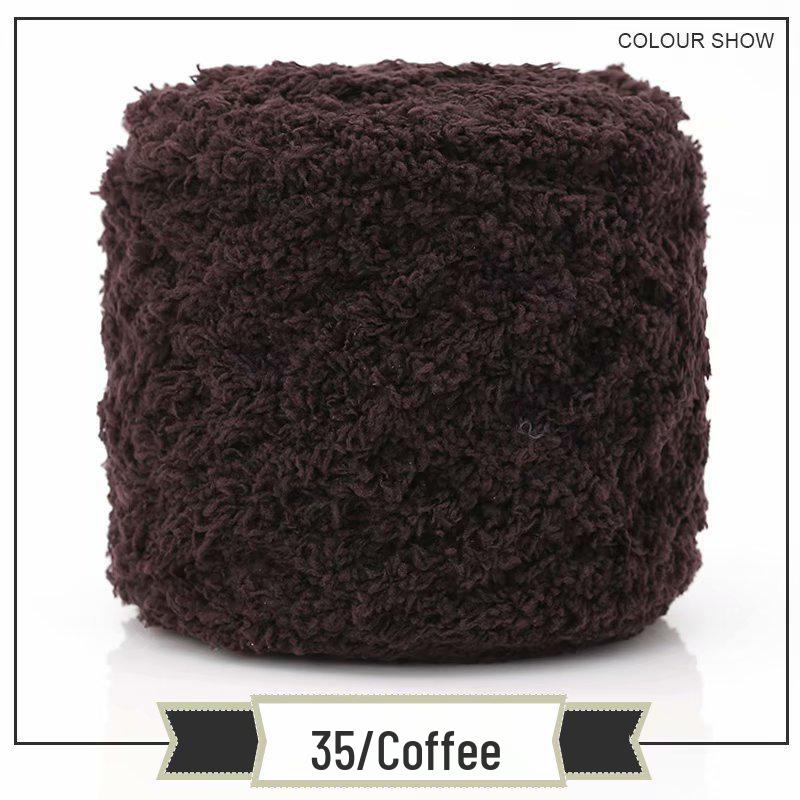 3-Strand Coral Fleece Towel Yarn - 2 Skeins for Hand-Knitted Children's Bag, Shoes, Hat, Scarf, Coat - Free Shipping