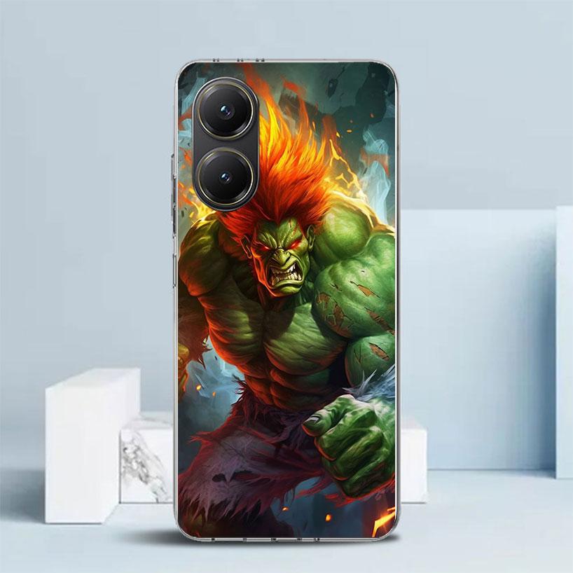 Game S-Street F-FighterS Soft Cover for Xiaomi Poco F7 Ultra X7 X6 X5 Pro M7 Phone Case Redmi 15 15C 13 13C 12 12C 10 10C Print