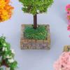 Dollhouse Mini Artificial Tree Willow Maple Tree Cherry Tree Model Ornaments Garden Decorations