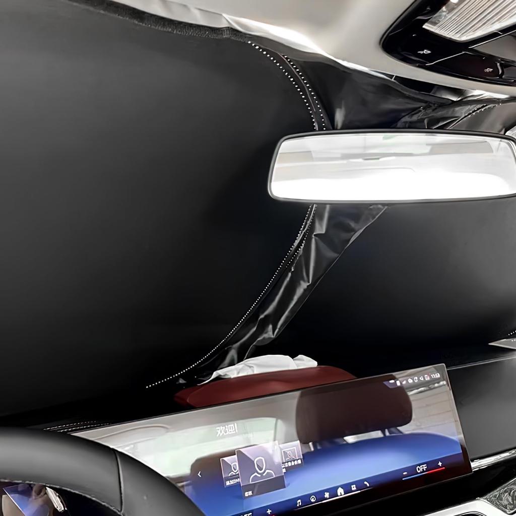 FDAIUN Front Sunshade for BMW 5 Series G60 2024 Summer Enhanced Car Window UV Light Heat Privacy Custom Parts for Your Easy Storage Bag 1 Piece