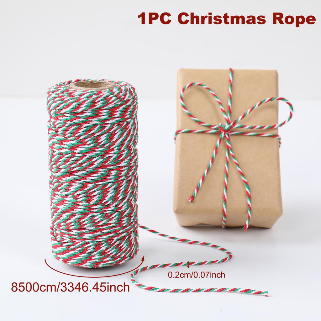 Christmas Wrapping String Rope Merry Christmas Decoration For Home Gift Box Packaging Rope New Year 2026