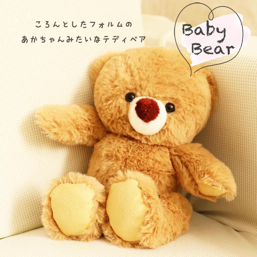 Petit Luu Baby Bear 3S 16cm Size (Brown, Normal)