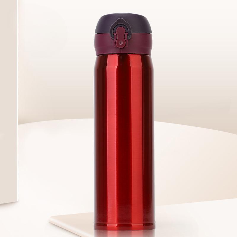 304 Stainless Steel Large-capacity Vacuum Flask Outdoor Student Bounce Cup Portable Male Advertising Gift Cup