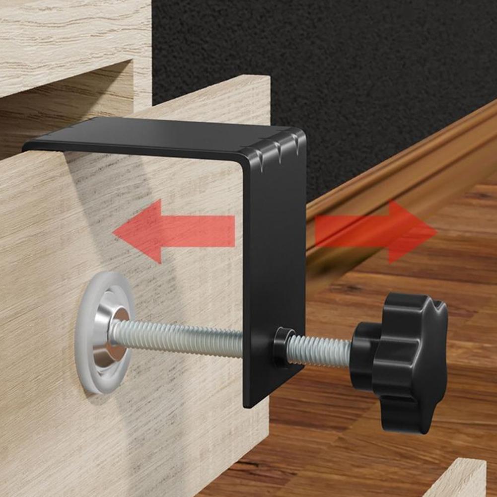 1/2/4 Stück Schwerlast Edelstahl Schubladenfrontklemme C-Klemmen Holzbearbeitung DIY Handwerkzeug Möbel Schublade Stabil Befestigungsklammern