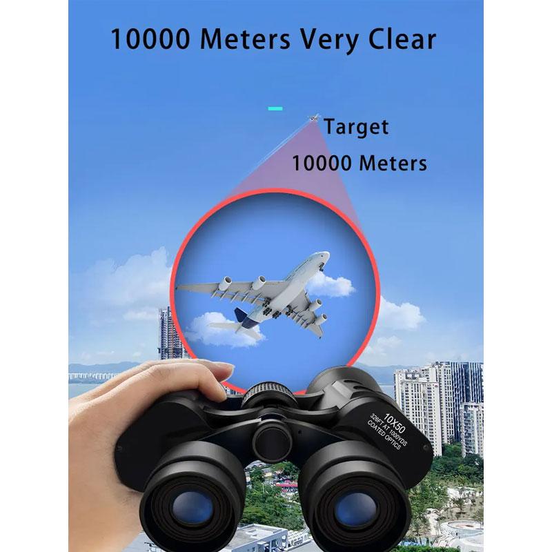 Fernglas für Erwachsene, HD, wasserdicht, Fernglas, Teleskop für Vogelbeobachtung, Reisen, Fußball, Bak4 Prisma