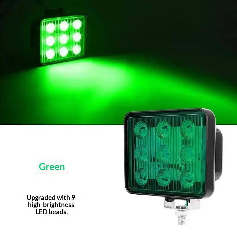 9 LED Hochhelligkeit Stroboskop Warn-Rücklicht DC 12-80V Universell für LKW Anhänger Gabelstapler Baumaschinen