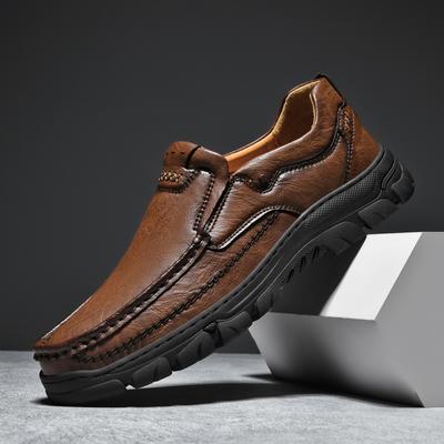Mode Modische Herren Rindsleder Freizeitschuhe Outdoor Leder Bergsteigerschuhe Herren Slipper Schuhe 2025