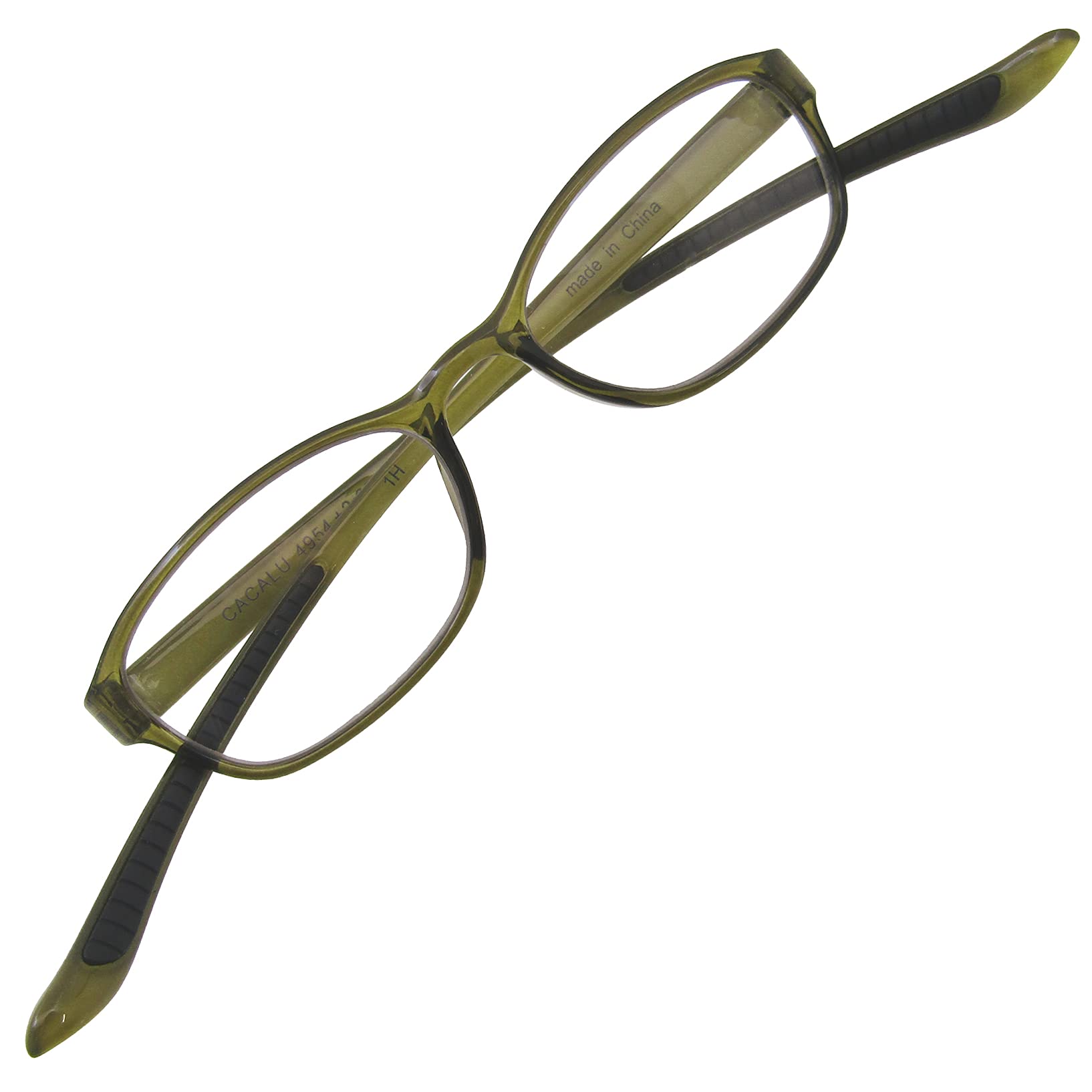 

Квадратные очки для чтения, которые висят вокруг стильных пожилых легких линз TR90 с синим световым покрытием [CACALU] шеи, очки, материал, покрой, зелёный