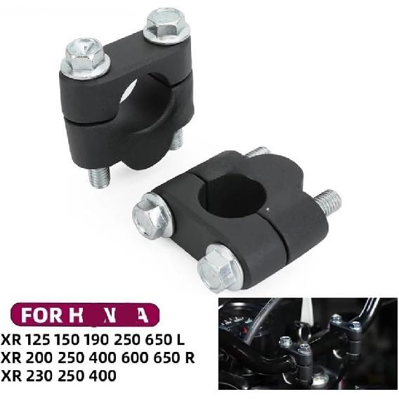 

for Ho&nda XR 125 150 190 200 230 250 400 600 650 Motorcycle Handlebar Riser Bar Mount Handle Clamp XR150 XR190 XR250 XR650 Handlebars Risers