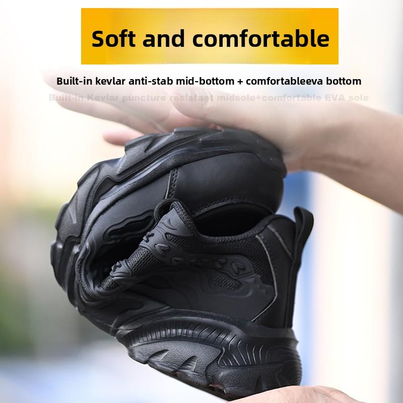 Men's Safety Shoes Insulated 6kV Men Sneakers Lightweight Breathe Working Shoes Steel Toe Sneakers Anti Smashing Anti Stabbing