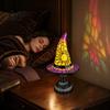 Whimsical Witchy Room Decor Stained Glass Witch Hat Lamp Table Lamp with